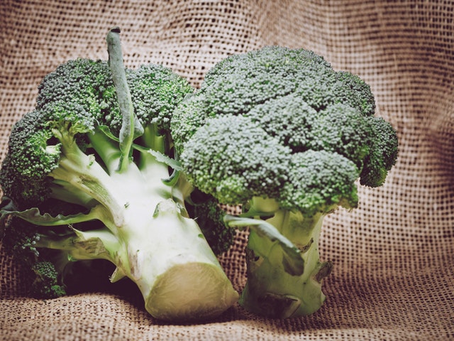 Broccoli i närbild